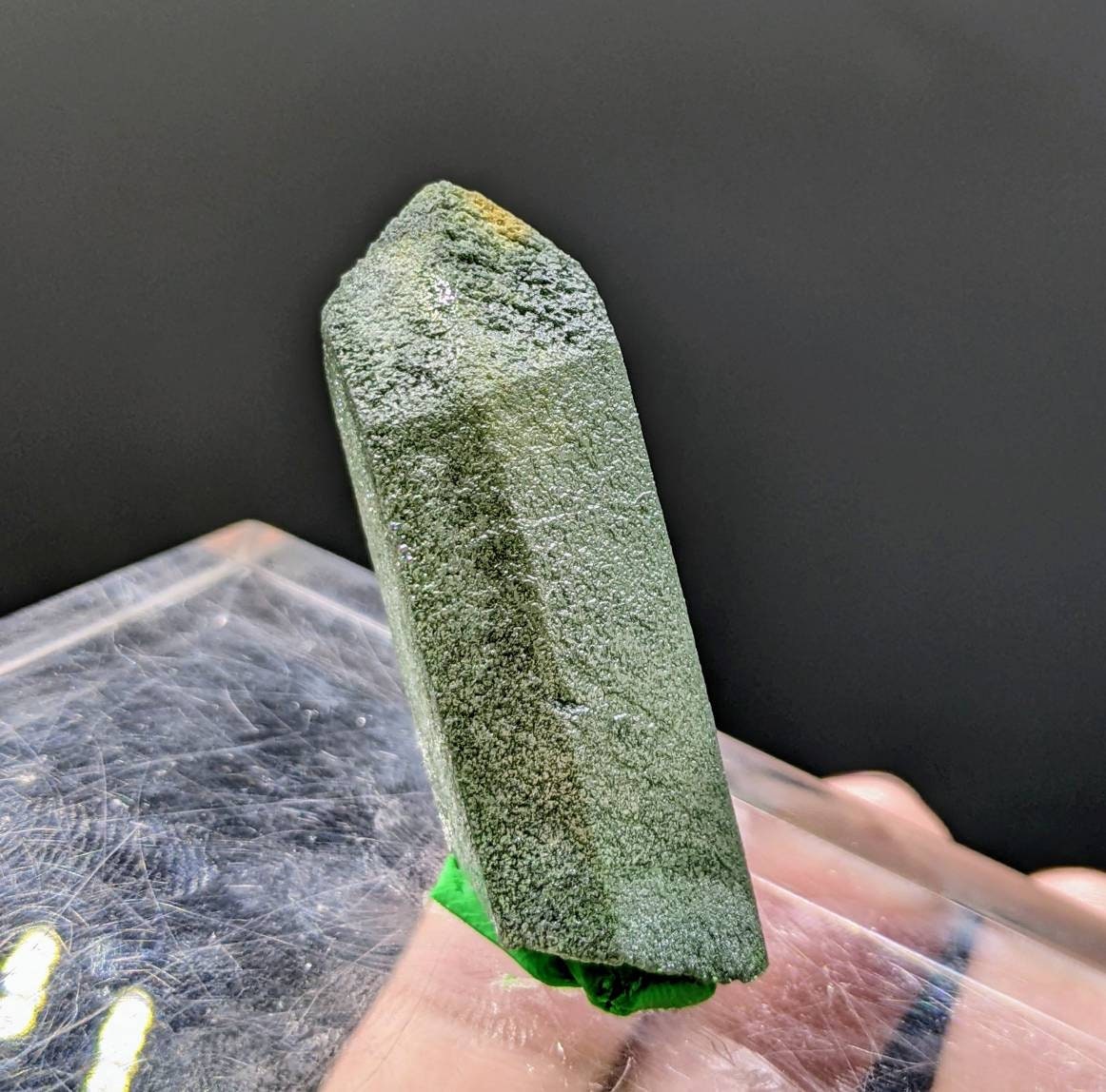 Green Chlorine Quartz Crystal, Baluchistan Pakistan (18.5 grams)