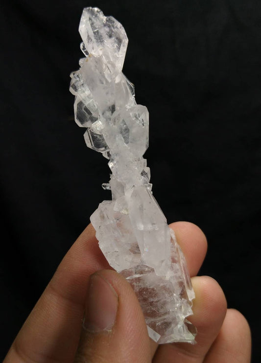 Clear Faden Quartz Crystal, Pakistan Mineral Specimen (24 grams)