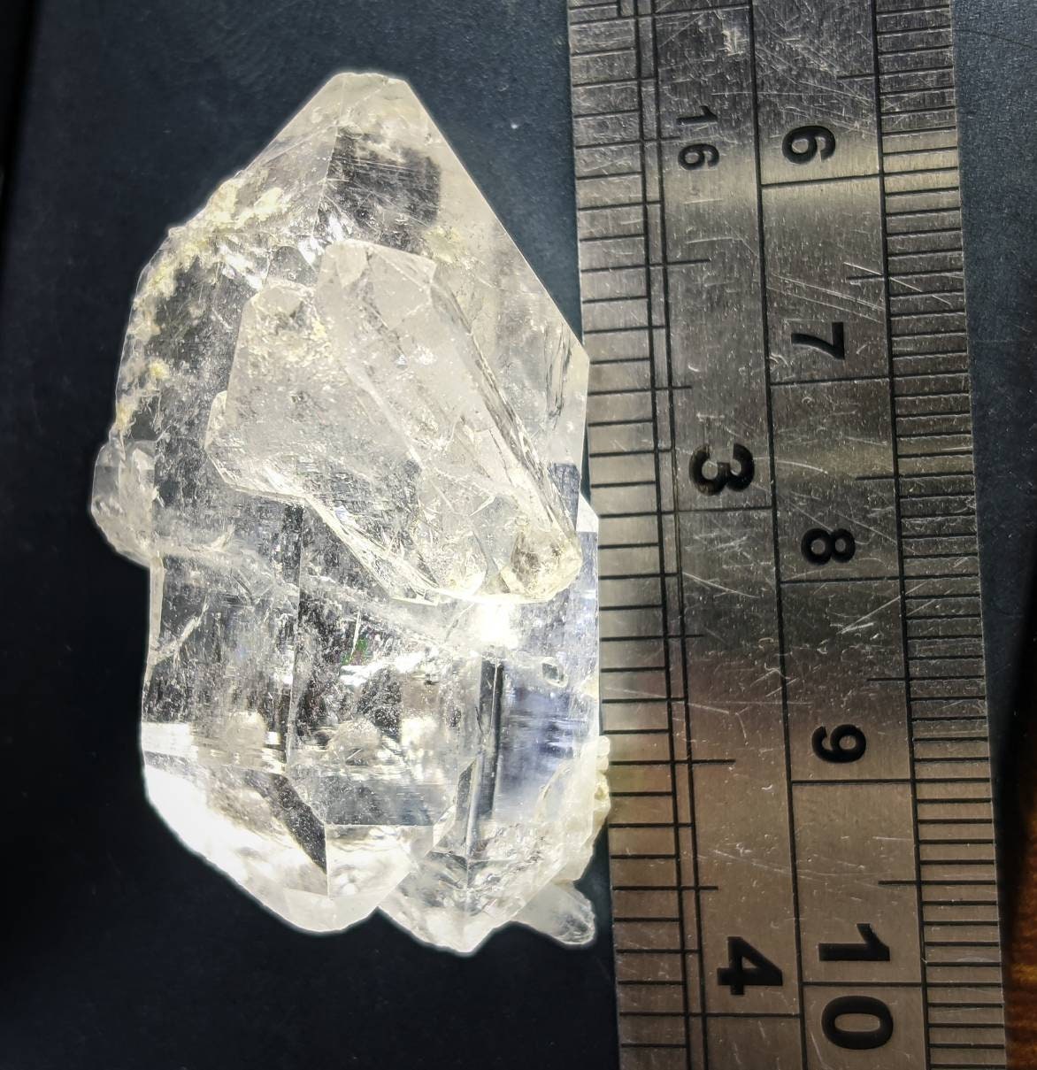 Clear Terminated Quartz Cluster - Balochistan Pakistan, 22.7 grams