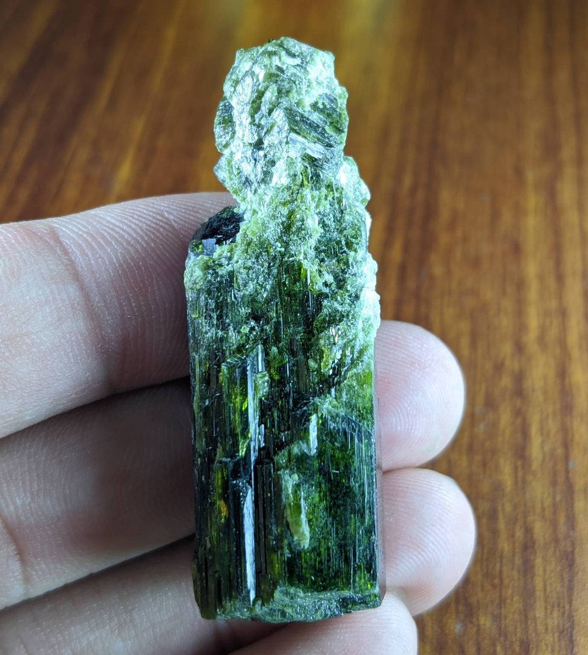Green Epidote Crystal, KP Pakistan - 24.5 gram Mineral Specimen
