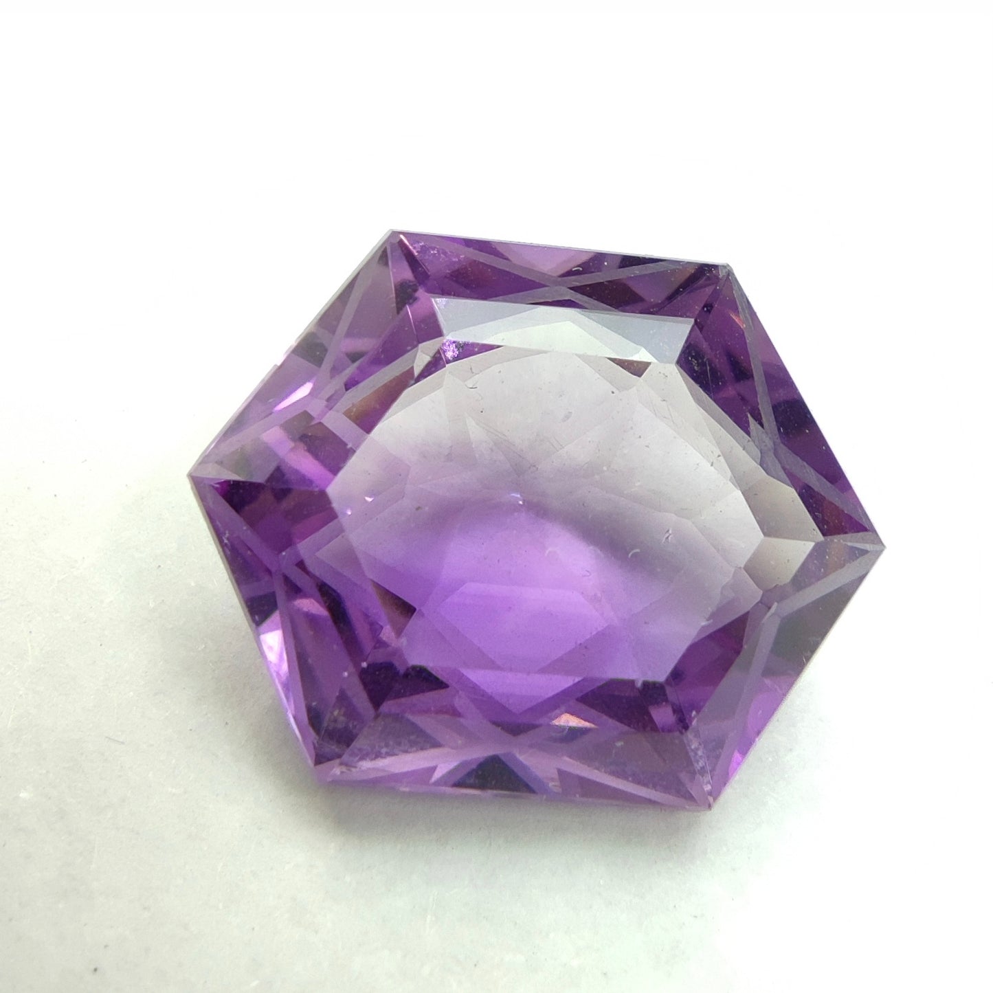ARSAA GEMS AND MINERALSNatural purple fancy cut hexagonal shape faceted amethyst gem, 11.5ct - Premium Amethyst Cut Stone from ARSAA GEMS AND MINERALS - Just $35! Shop now at ARSAA GEMS AND MINERALS