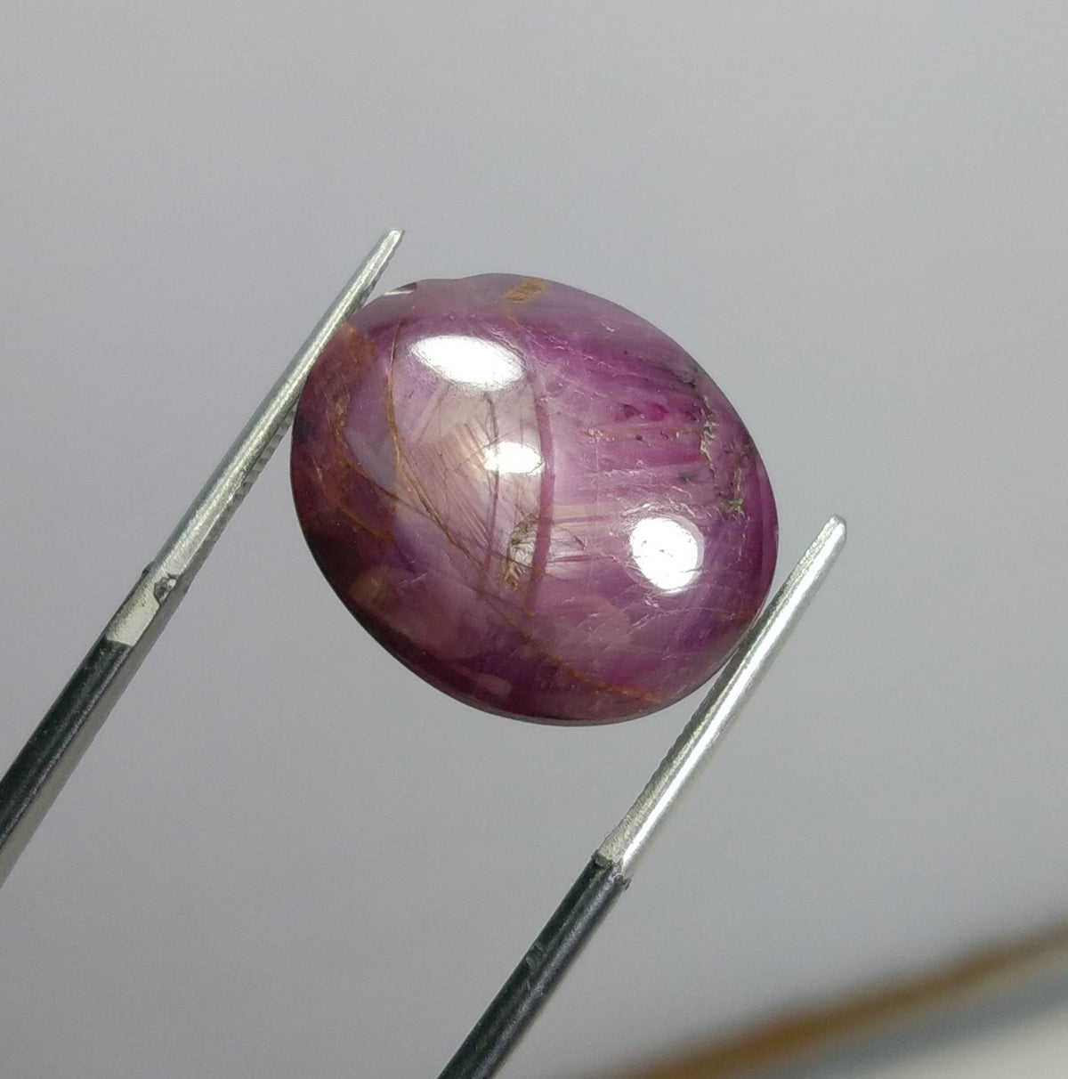24 Carat Star Ruby Cabochon, Natural Gemstone