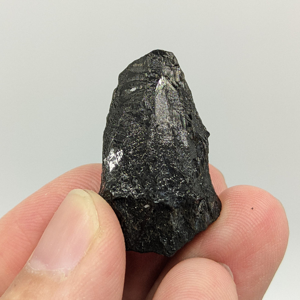 Etched Black Tourmaline Crystal, Skardu Pakistan, 13.5g