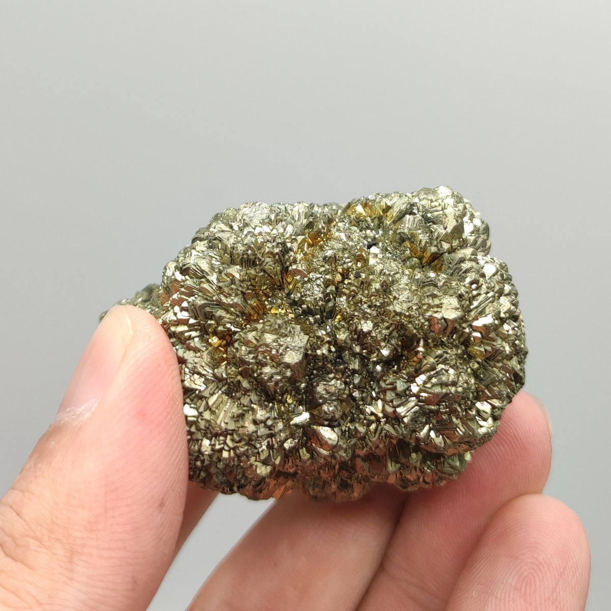 Golden Marcasite Sphere Cluster, Prophecy Stone, Pakistan, 186 gram