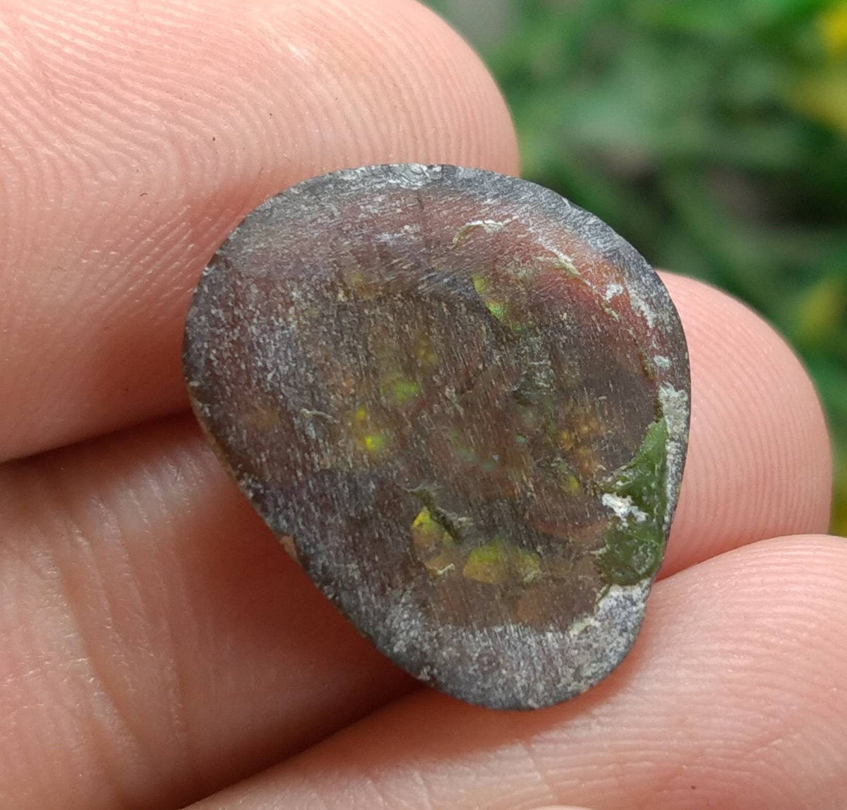 10 Carat Fire Agate Cabochon, Untreated High Grade Gemstone
