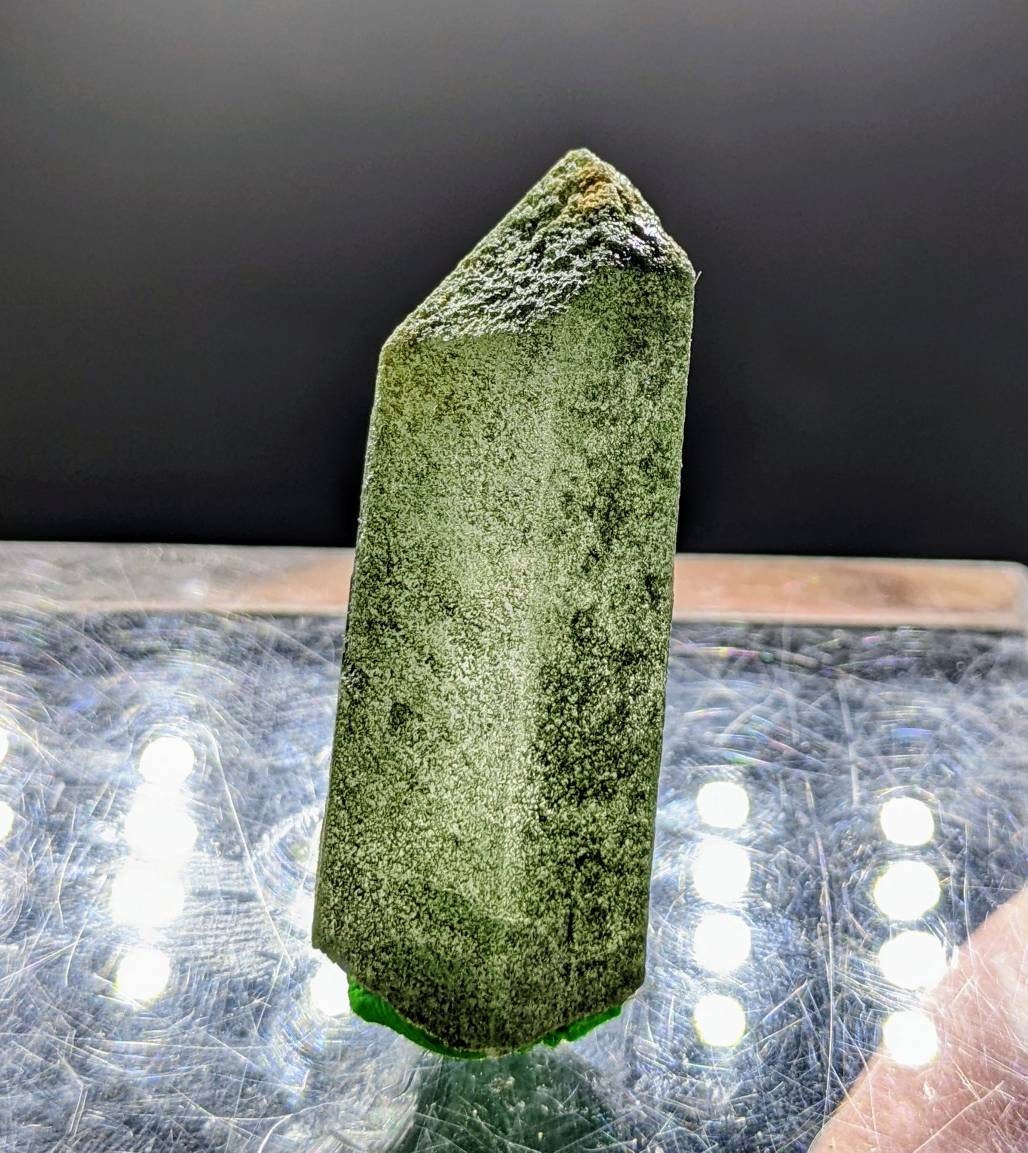 Green Chlorine Quartz Crystal, Baluchistan Pakistan (18.5 grams)