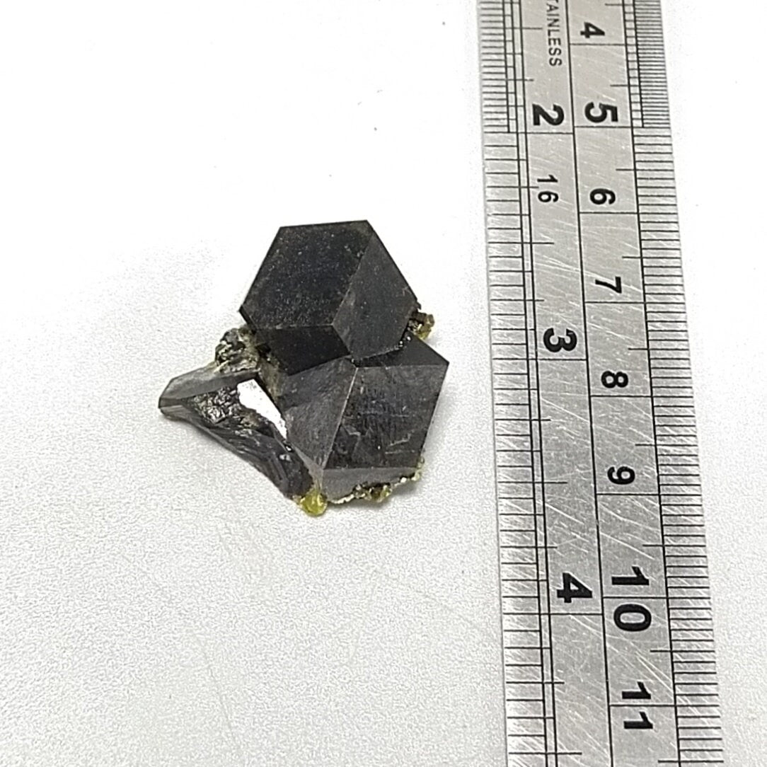 Andradite Garnet Crystal on Albite with Epidote, Pakistan, 15.8 grams
