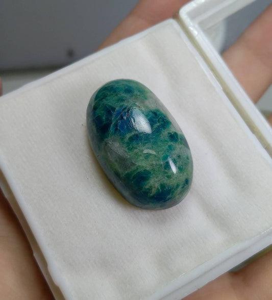 55 Carat Afghan Hauyne Lazurite Cabochon, UV Reactive Gemstone