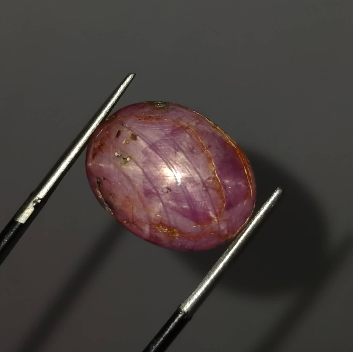 21.5 Carat Star Ruby Cabochon, Untreated Gemstone