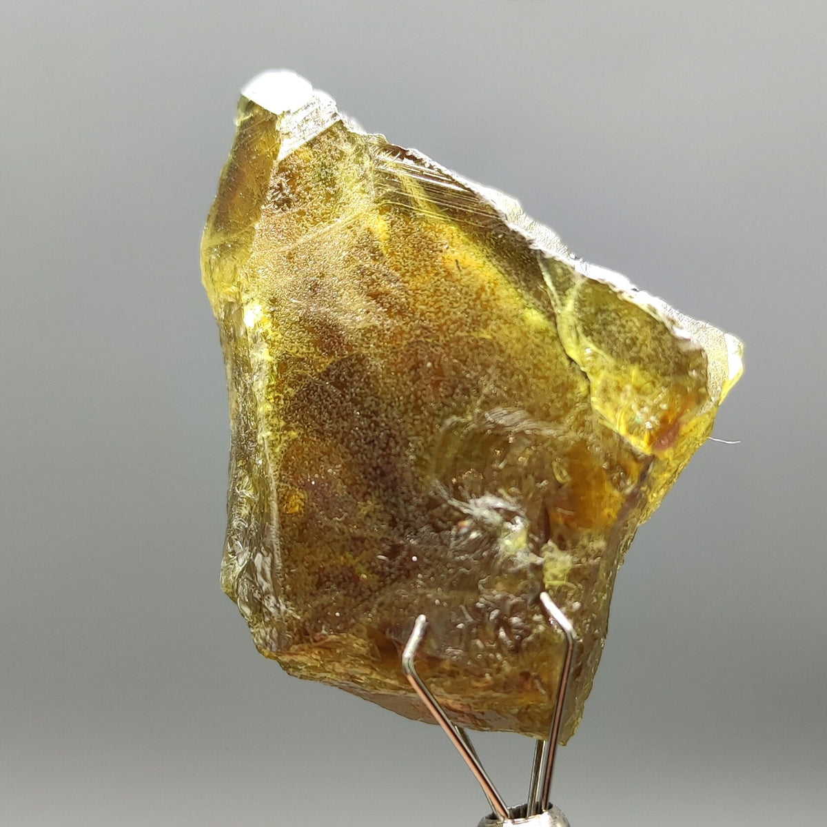 Green rare natural sphene titanite crystal from Mohmand Agency KPK Pakistan, weight 12 grams