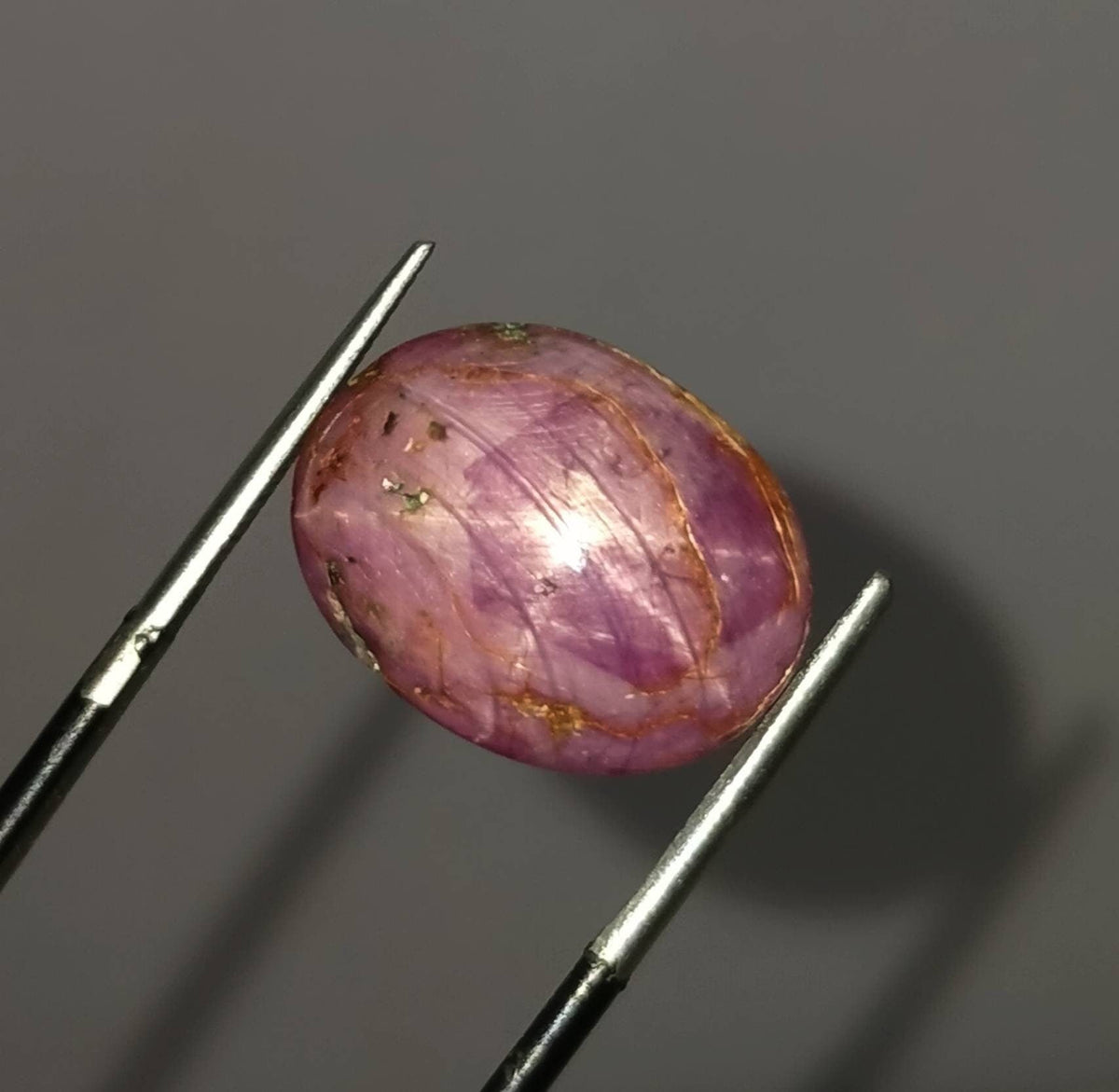21.5 Carat Star Ruby Cabochon, Untreated Gemstone