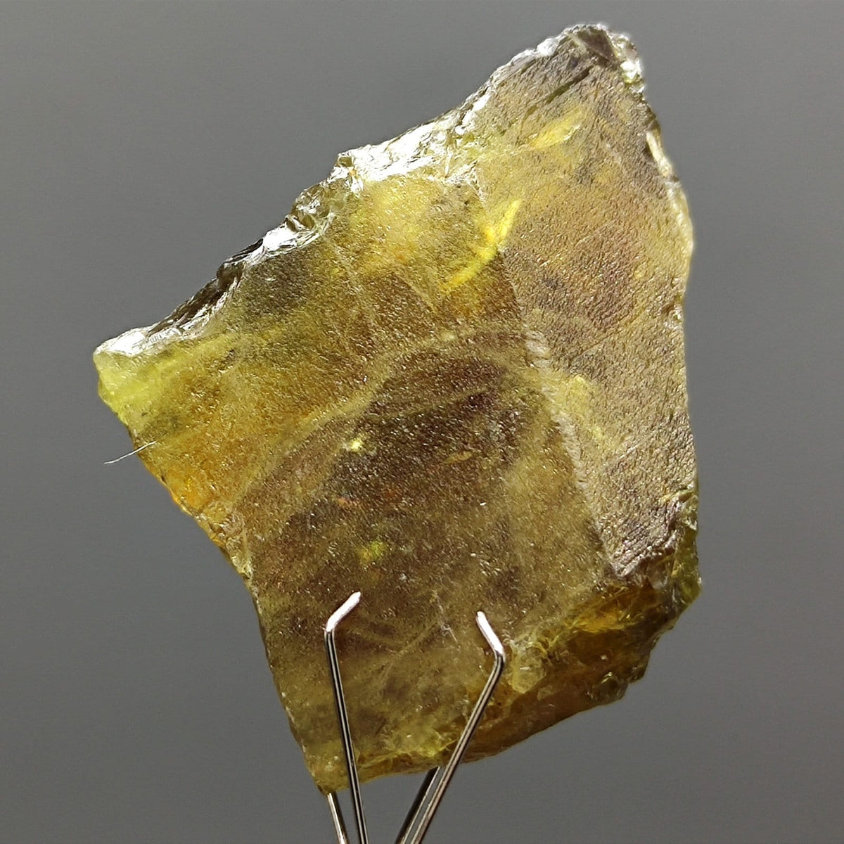 Green rare natural sphene titanite crystal from Mohmand Agency KPK Pakistan, weight 12 grams