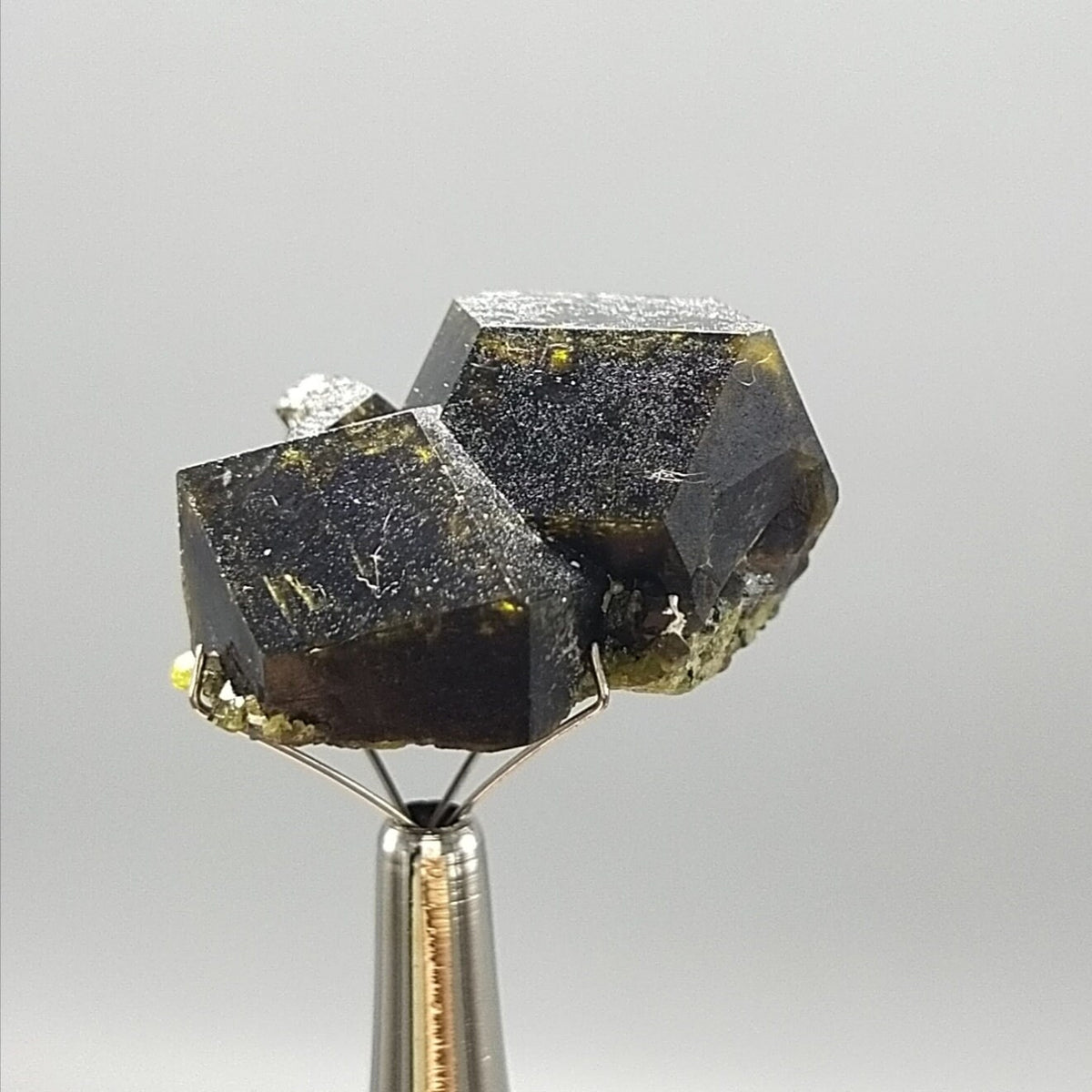 Andradite Garnet Crystal on Albite with Epidote, Pakistan, 15.8 grams