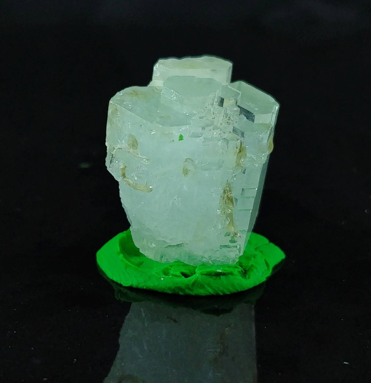 Aquamarine light blue terminated crystal from Nagar Valley Skardu GilgitBaltistan Pakistan, weight 10.4 grams