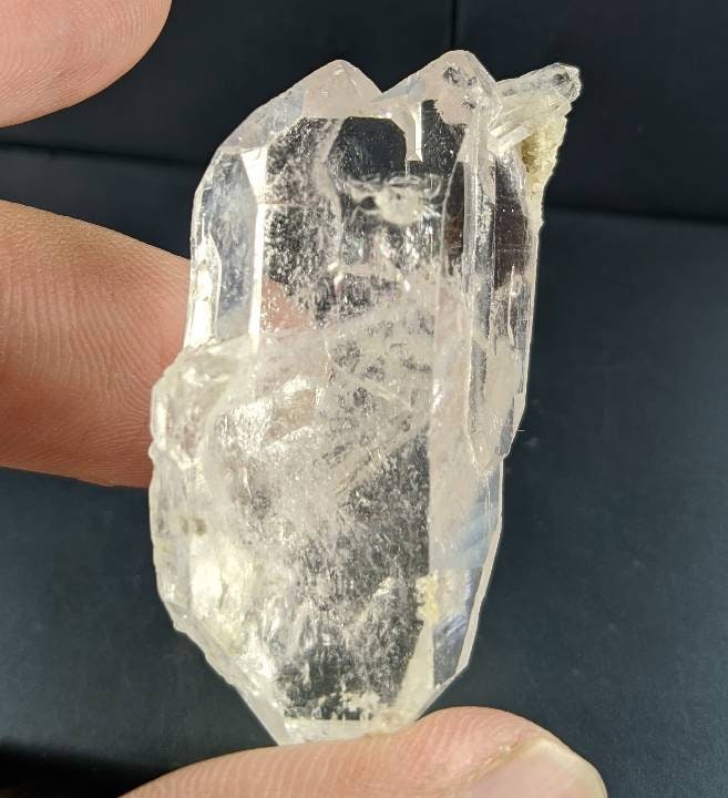 Clear Terminated Quartz Cluster - Balochistan Pakistan, 22.7 grams