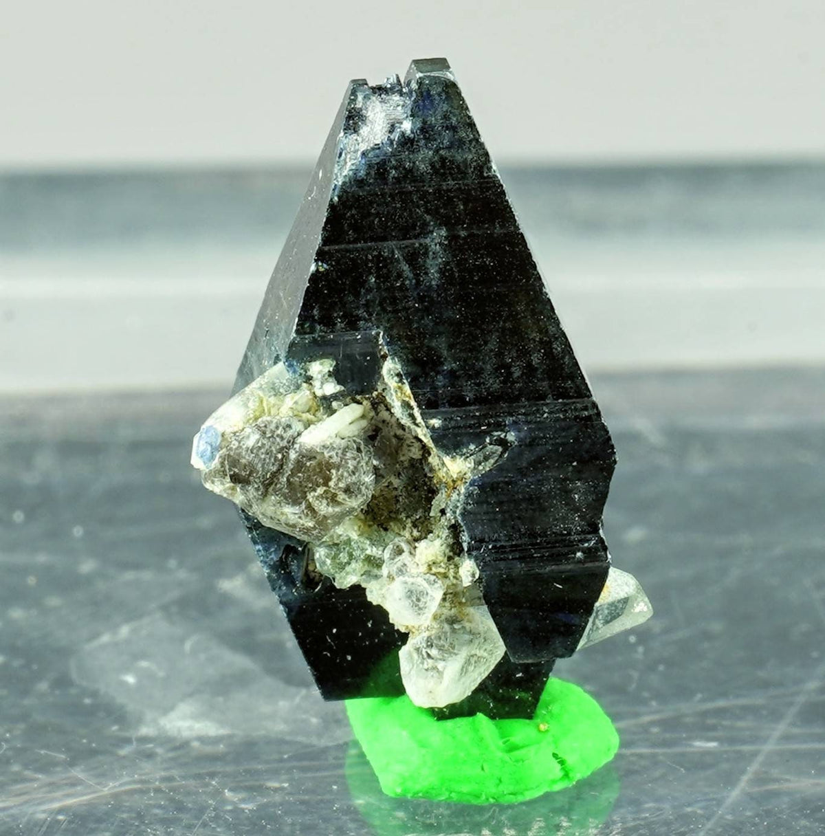 Rare Blue Edge Anatase Crystal with Quartz, Balochistan Pakistan