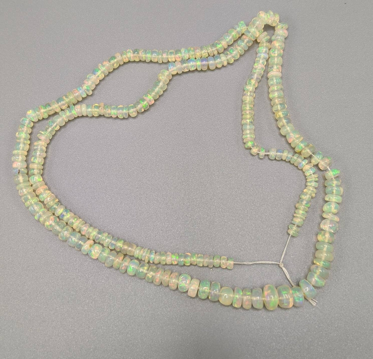 Ethiopian Opal Beads Strand, Fine Quality, 9.7 grams