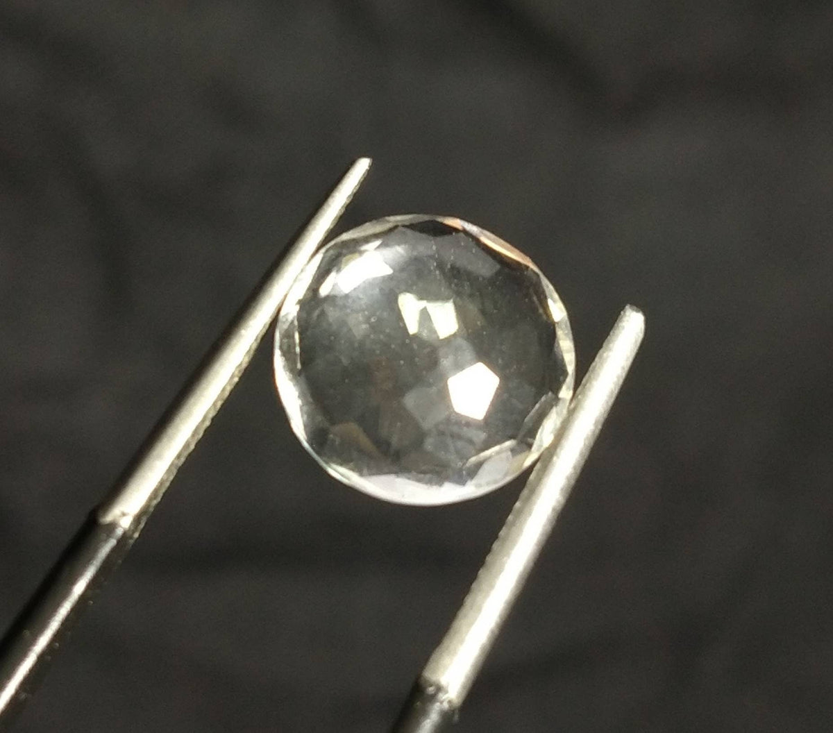 Rose Cut Quartz Cabochons: 13.5 Carats, Untreated, Small Set of 5