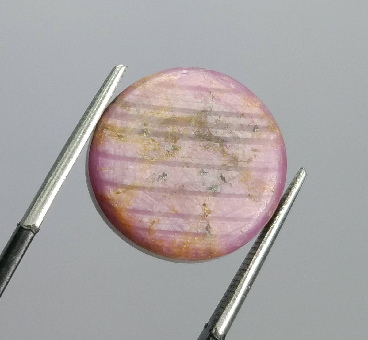 Natural 24 Carat Star Ruby Cabochon, UV Reactive Gemstone