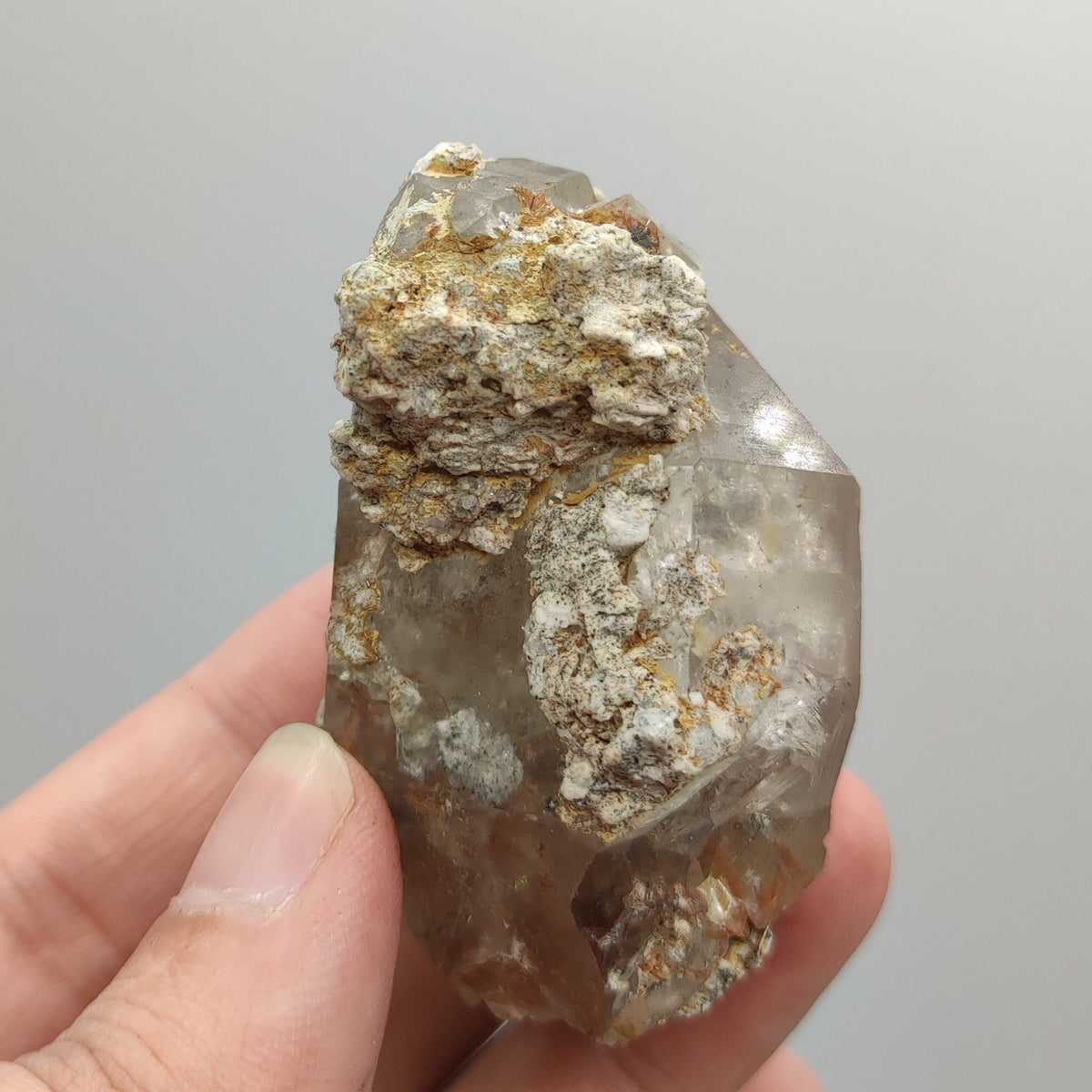 Smokey Quartz Crystal with Rutile, KP Pakistan, 104 grams