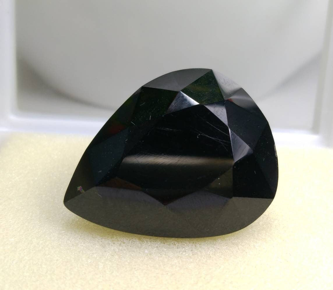 Faceted Smokey Quartz Gemstone, 100 Carats
