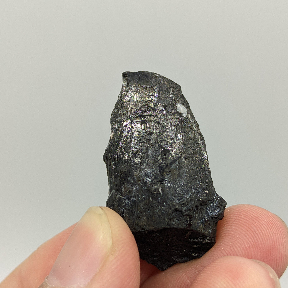 Etched Black Tourmaline Crystal, Skardu Pakistan, 13.5g