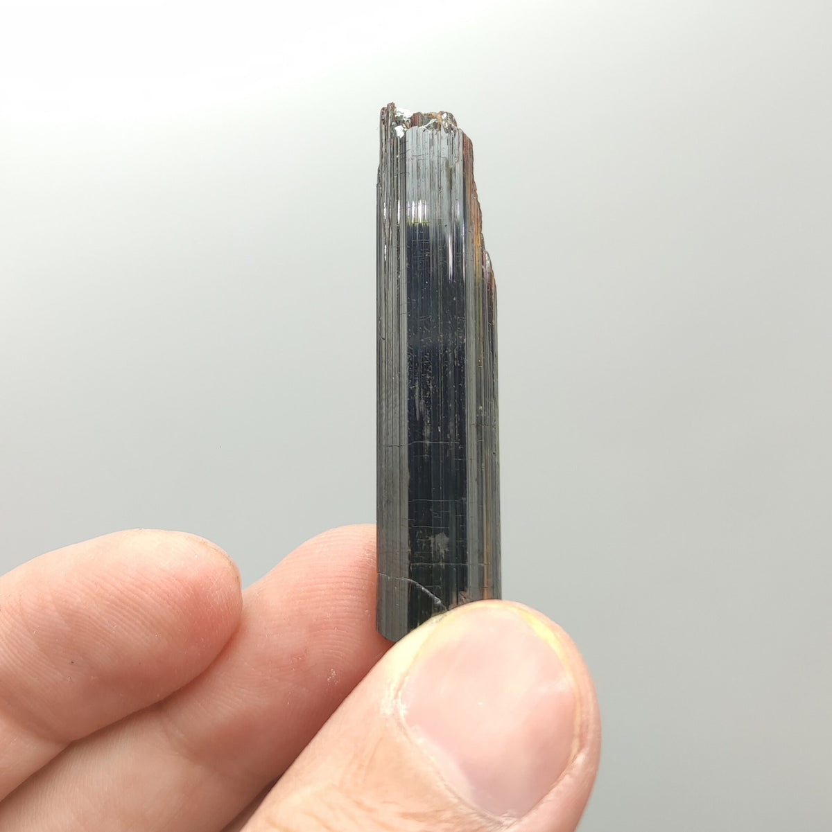 Single Rutile Crystal |Loose Rutile Crystal | Rutile var TiO2 Crystal | Red Rutile |Long prismatic Rutile Crystal from Pakistan| 14.2 grams
