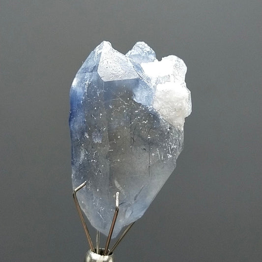 Natural rare indicolite blue quartz crystal from Afghanistan, 6.2 grams