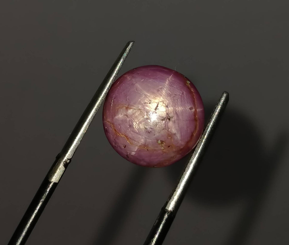 10 Carat Star Ruby Cabochon, Untreated Gemstone