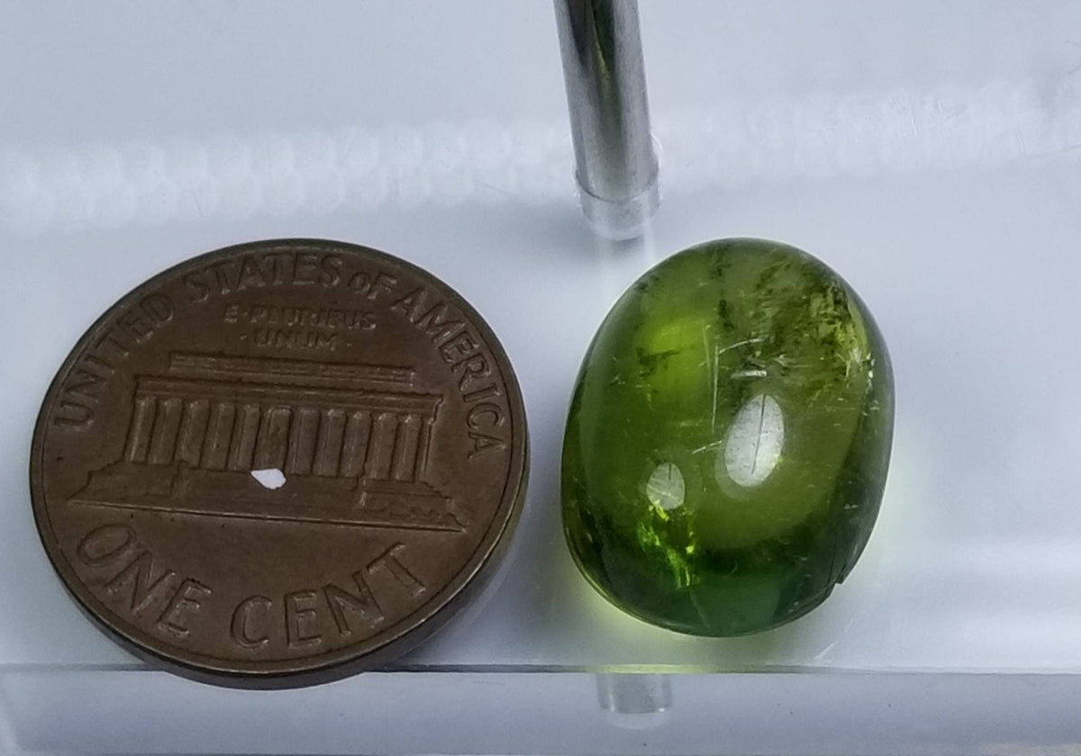 Natural good quality ring size green tourmaline