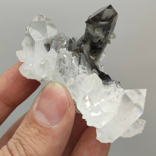 Baluchistan Brookite Included Quartz Cluster, 55.6 grams