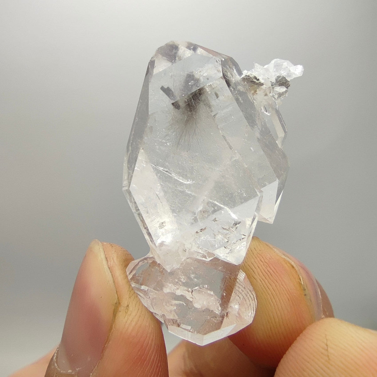 Brookite Included Faden Quartz Crystal, Baluchistan Pakistan