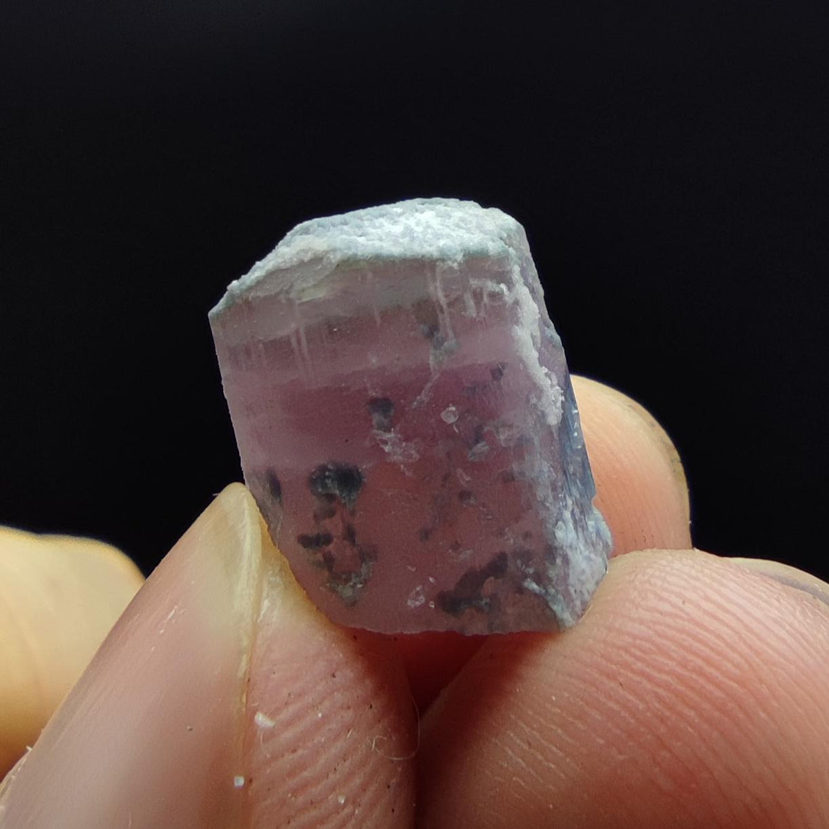 Natural small 24 pieces lot of bicolor tourmaline crystals from Afghanistan, 87.9 grams