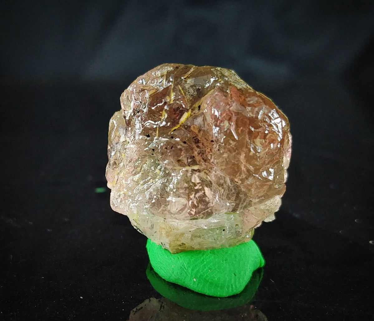 Rare Pink gemmy fluorite 15 grams crystal from Nagar Valley Skardu GilgitBaltistan Pakistan