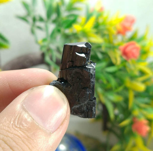 32 Carat Schorl Black Tourmaline Crystal, Untreated