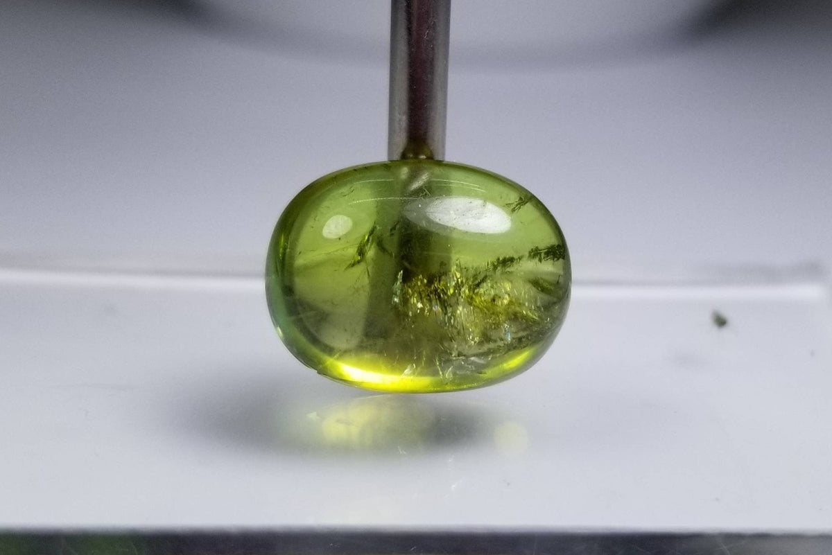 Natural good quality ring size green tourmaline