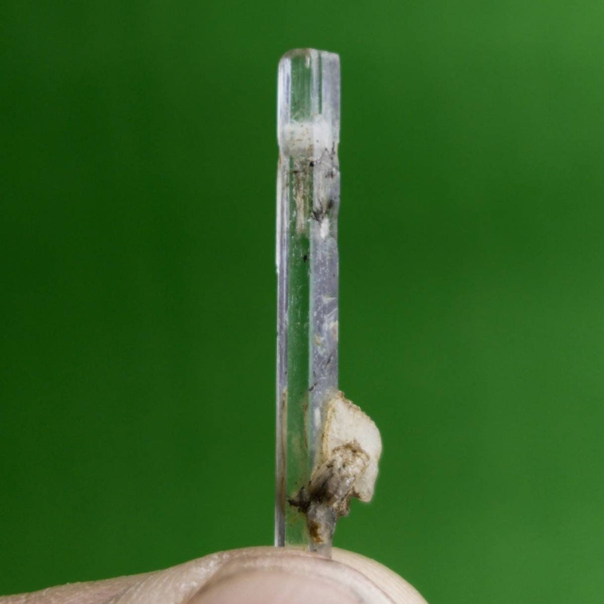 Single terminated colorless clear terminated aquamarine crystal from skardu GilgitBaltistan Pakistan