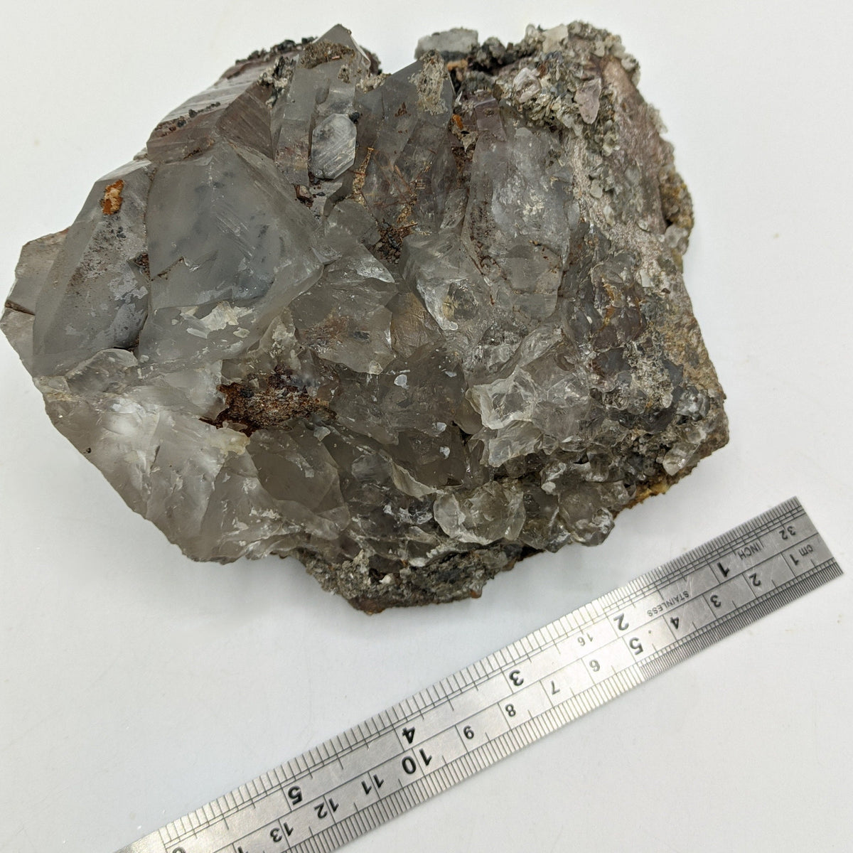 Golden Rutile Quartz Cluster with Siderite, Skardu Pakistan