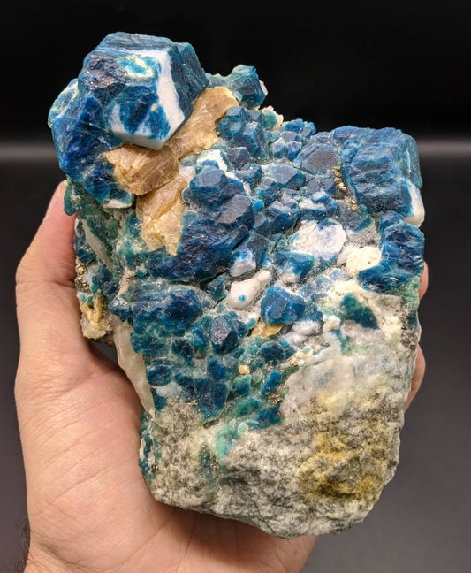 Lazurite Hauyne with Gonnardite & Titanite Crystal Specimen