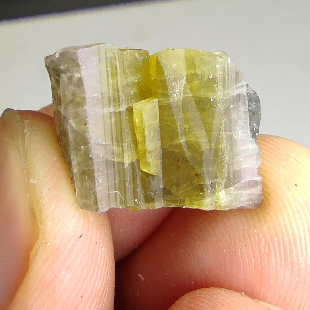 Natural small 27 pieces lot of bicolor tourmaline crystals from Afghanistan, 86.6 grams