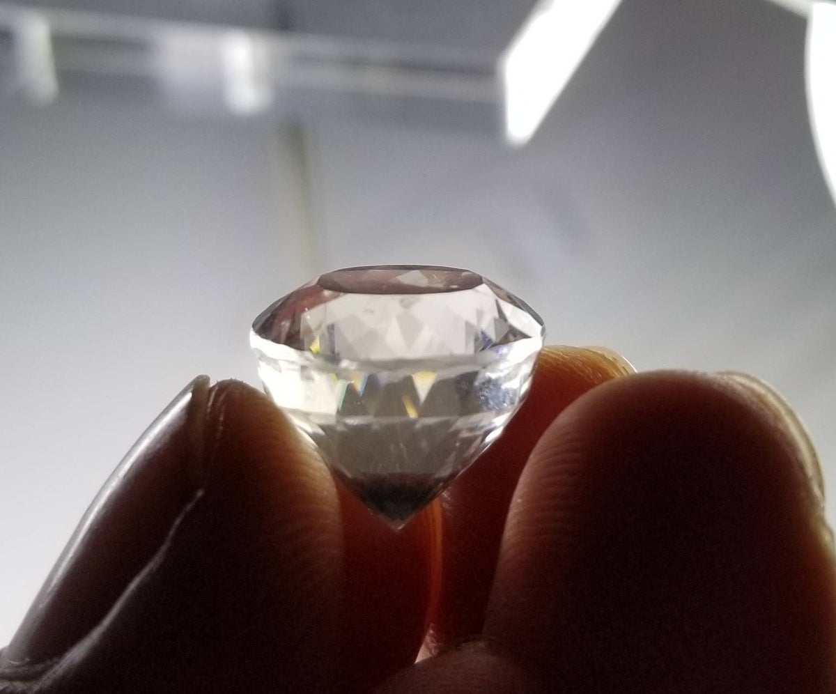 Natural good quality ring size faceted kunzite loose gem