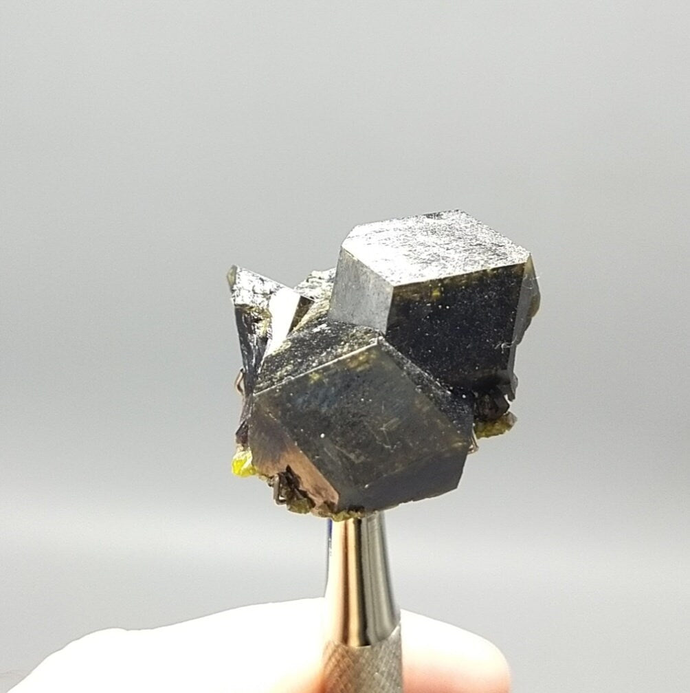 Andradite Garnet Crystal on Albite with Epidote, Pakistan, 15.8 grams