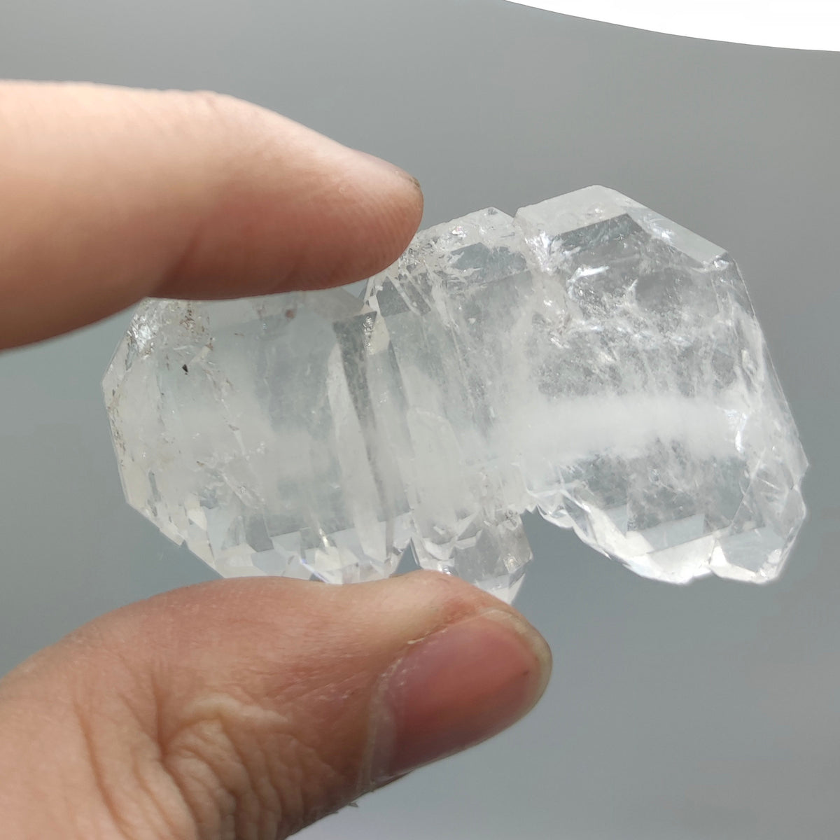 Faden quartz crystal clear and terminated from Baluchistan Pakistan, 20 gram