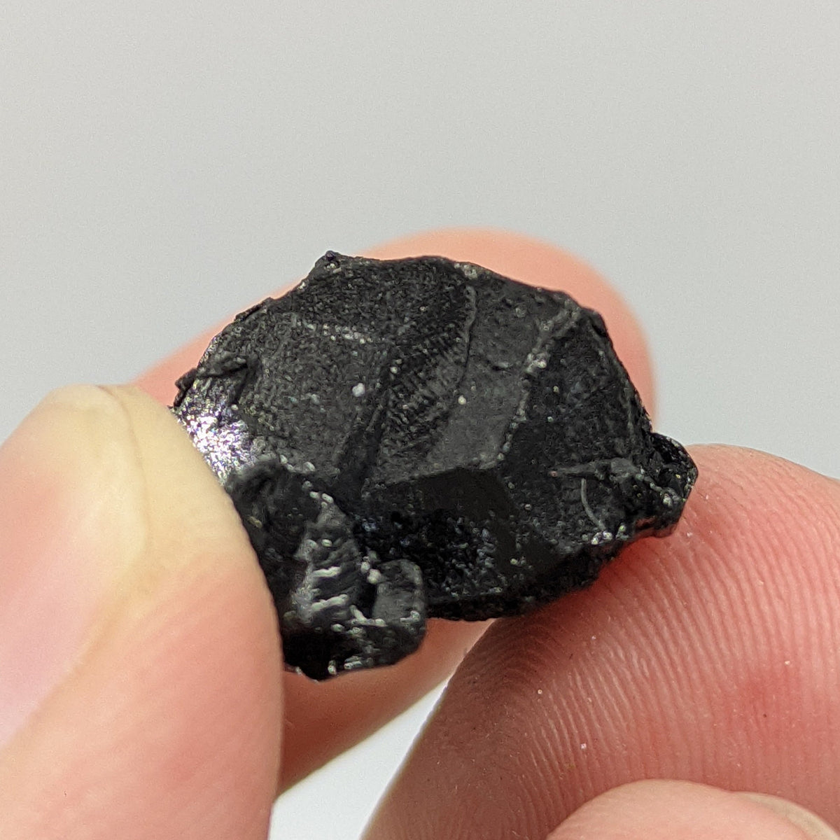 Etched Black Tourmaline Crystal, Skardu Pakistan, 8.5g
