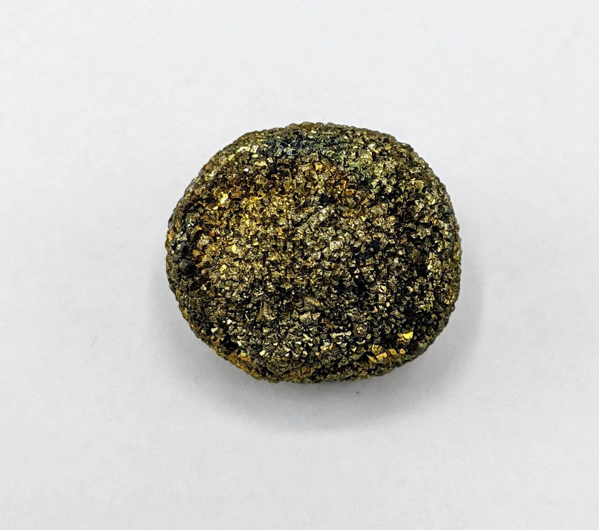 Golden Marcasite Prophecy Stone Sphere, Pakistan, 17.5 grams