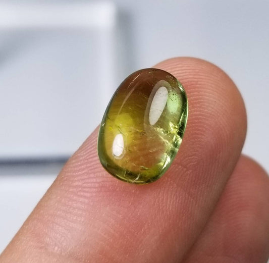 ARSAA GEMS AND MINERALSNatural ring size good quality green tourmaline cabochon - Premium  from ARSAA GEMS AND MINERALS - Just $30.00! Shop now at ARSAA GEMS AND MINERALS