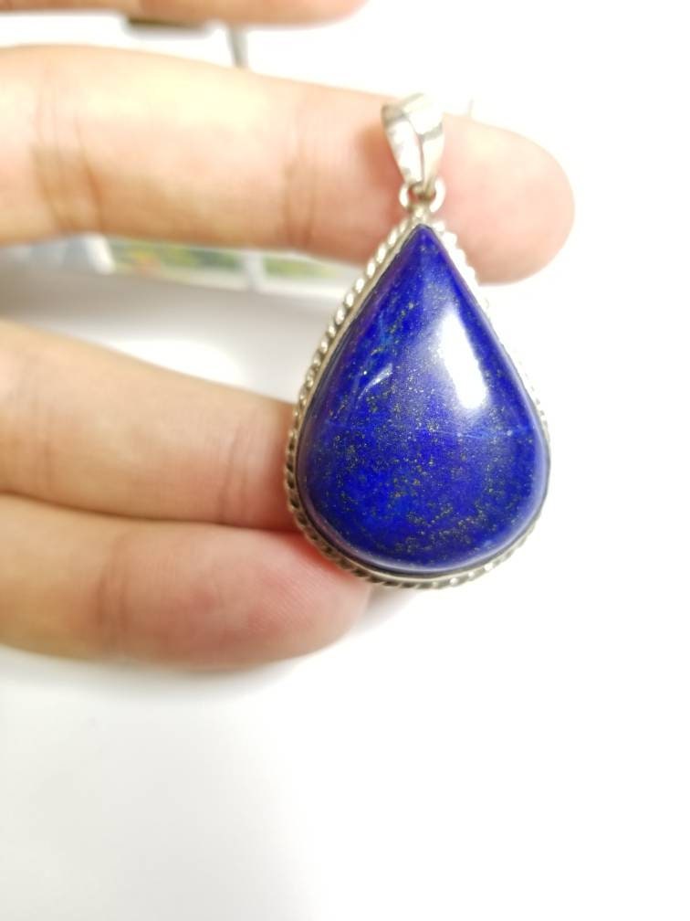 ARSAA GEMS AND MINERALSNatural good quality locket lapis lazuli silver pendant - Premium  from ARSAA GEMS AND MINERALS - Just $15.00! Shop now at ARSAA GEMS AND MINERALS