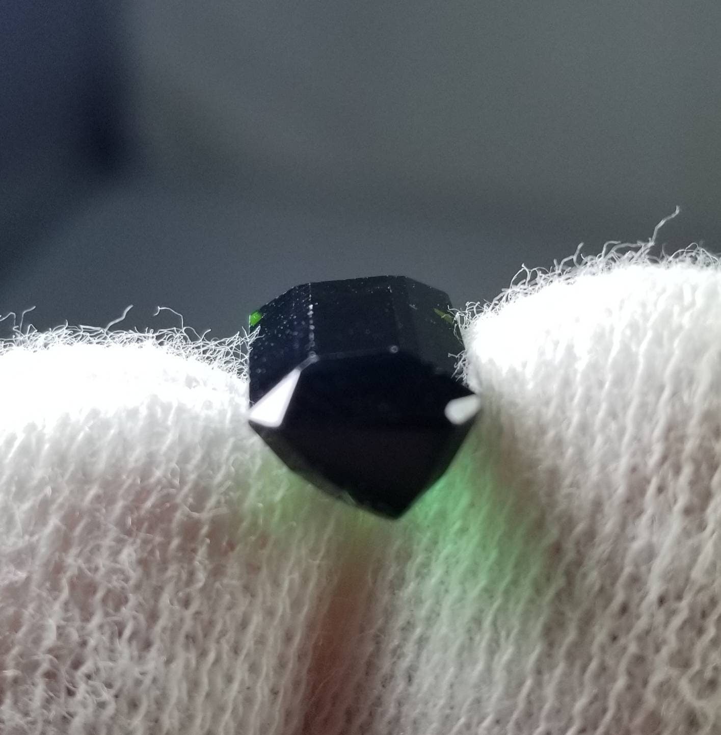 ARSAA GEMS AND MINERALSNatural top quality faceted ring size green tourmaline gem - Premium  from ARSAA GEMS AND MINERALS - Just $75.00! Shop now at ARSAA GEMS AND MINERALS