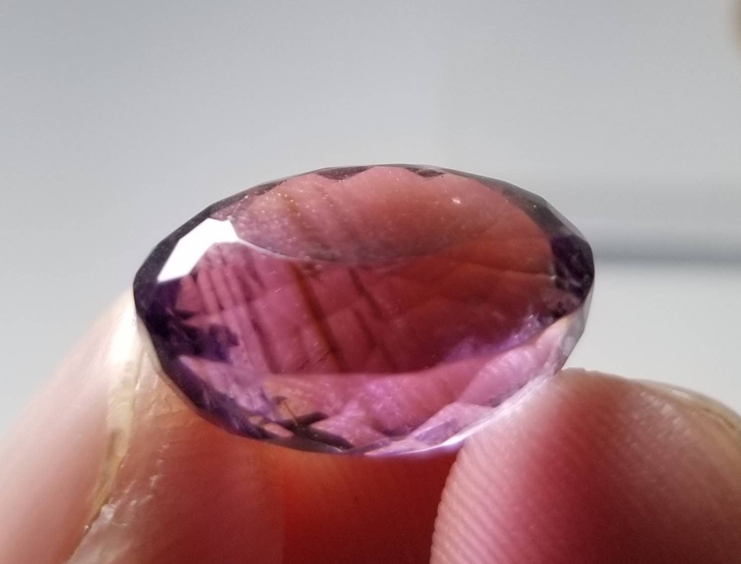 ARSAA GEMS AND MINERALSNatural good quality ring size faceted amethyst gem - Premium  from ARSAA GEMS AND MINERALS - Just $15.00! Shop now at ARSAA GEMS AND MINERALS