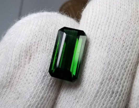 ARSAA GEMS AND MINERALSNatural top quality faceted ring size green tourmaline gem - Premium  from ARSAA GEMS AND MINERALS - Just $75.00! Shop now at ARSAA GEMS AND MINERALS